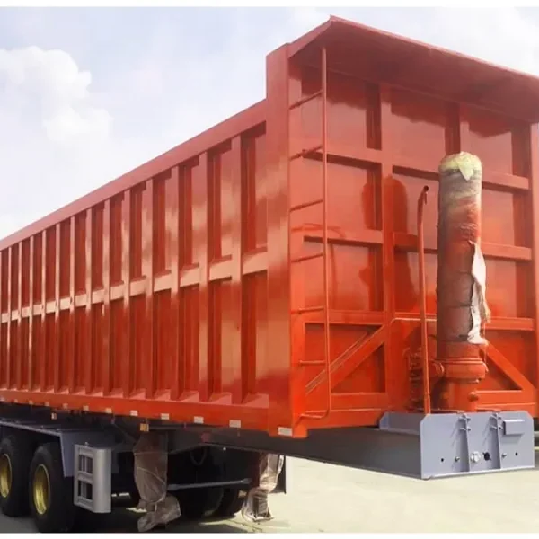 4 Axles 45 Cubic Meters Dump Truck Semi Trailers