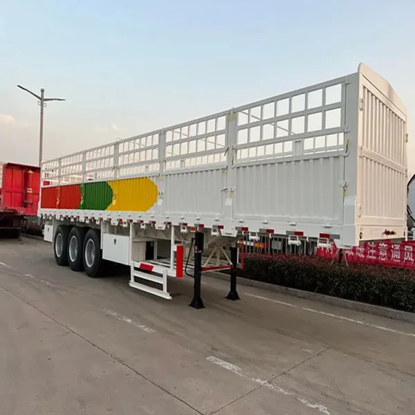 3 Axle 60 Ton Fence Cargo Semi Trailer