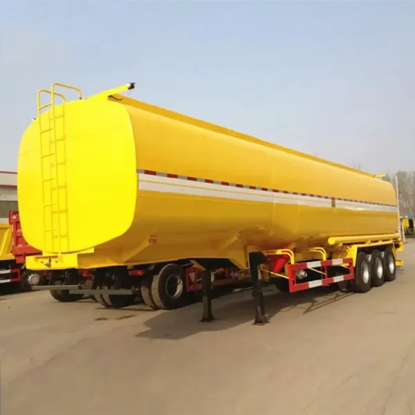 3 Axle 50CBM Transport Fuel Tanker Trailer