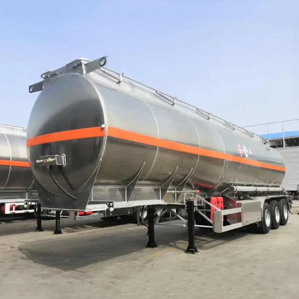 45000 Liter Aluminum Alloy 5 Compartment Fuel Tank Trailer
