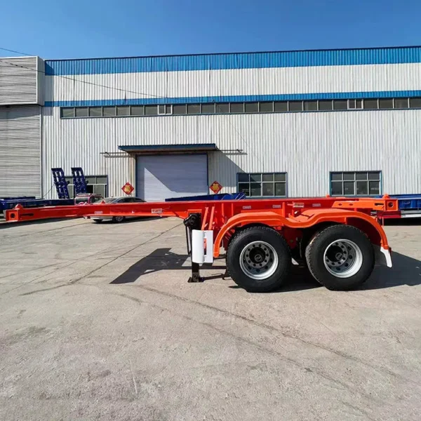 2 Axles 20FT Skeleton Semi Trailer