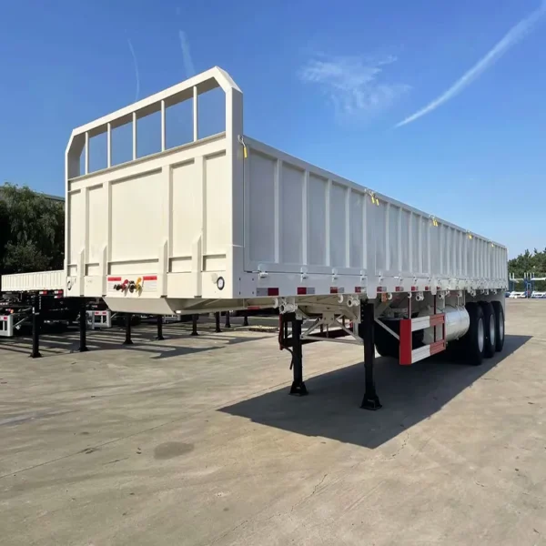 Tri Axle Sidewall Fence Cargo Semi Trailer