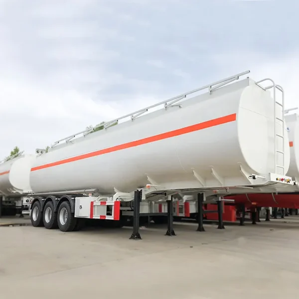 3 Axles Carbon Steel Cargo Transport Tanker Trailer