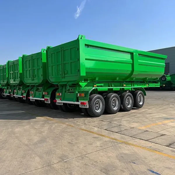 4 Axle 10 M Outlet Rear Dump Semi Trailer